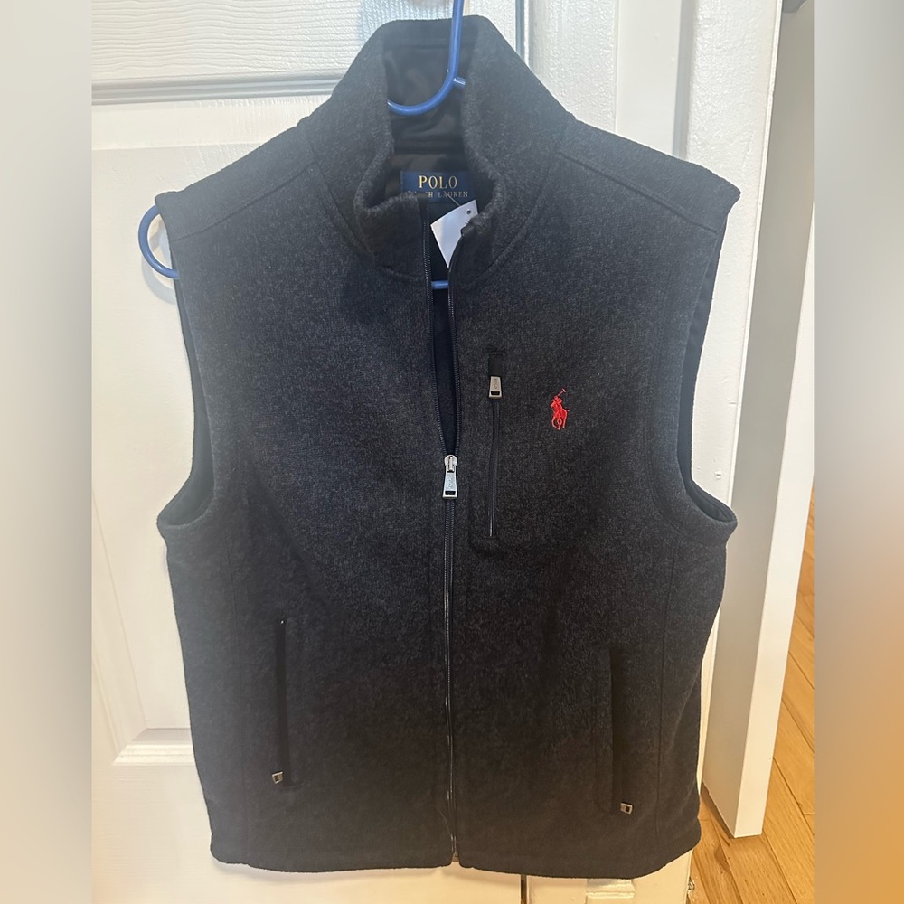 Polo by Ralph Lauren Navy Men’s Knit Fleece Vest